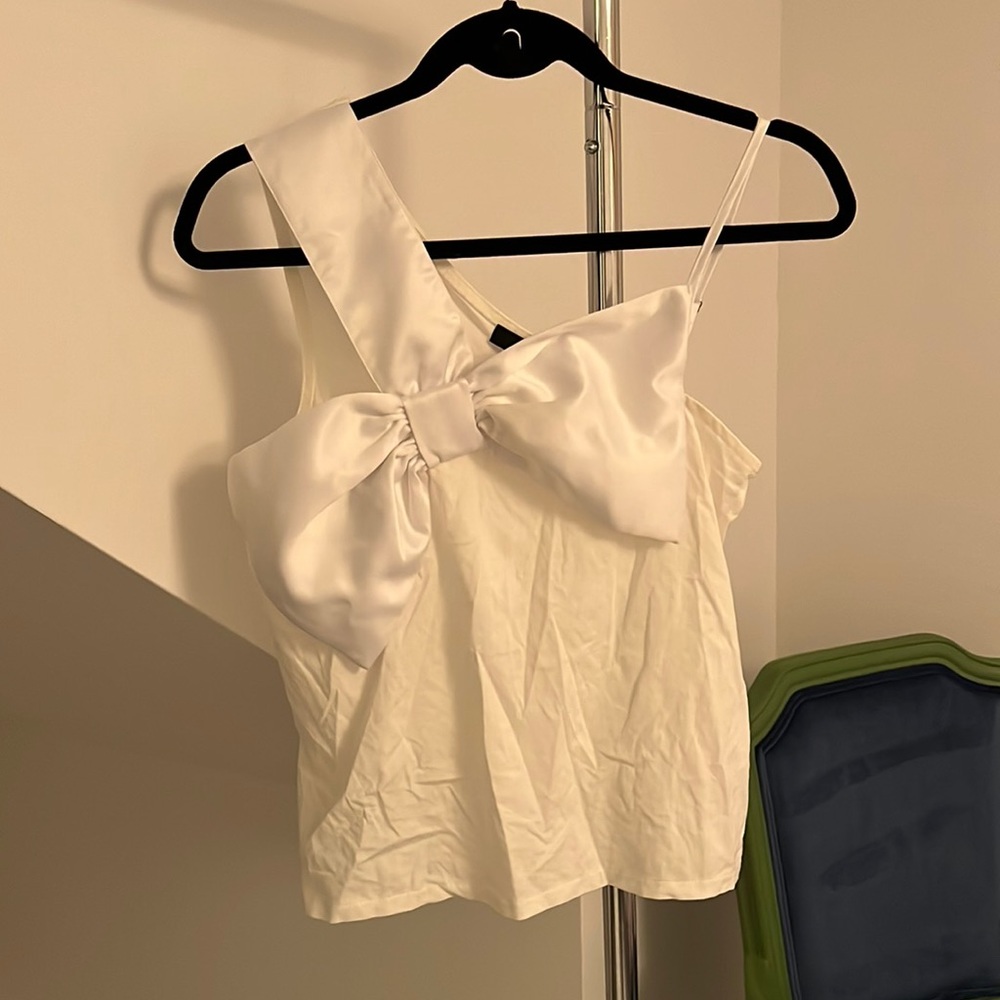j.crew top with bow